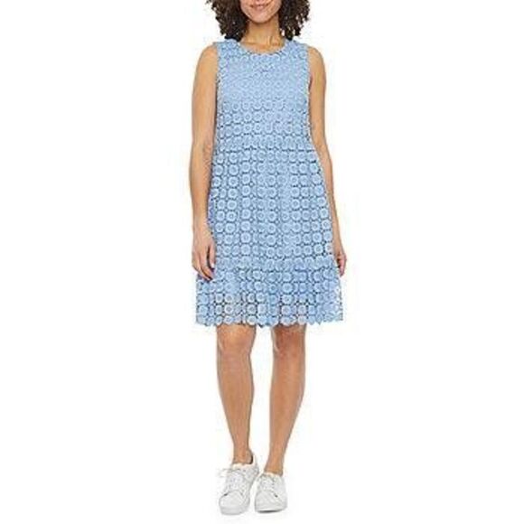 52seven Sleeveless Lace Babydoll Dress Size 4 - Picture 9 of 9